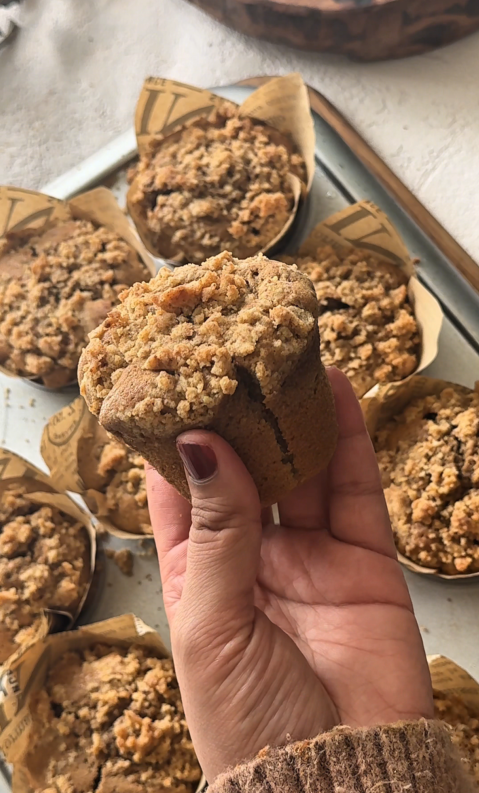 Bakery Style Coffee Crumble Muffins