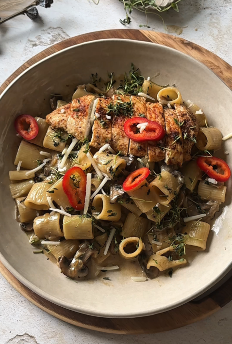 Chicken Mushroom Pasta