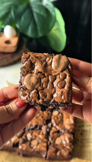 Triple Chocolate Fudge Brownies