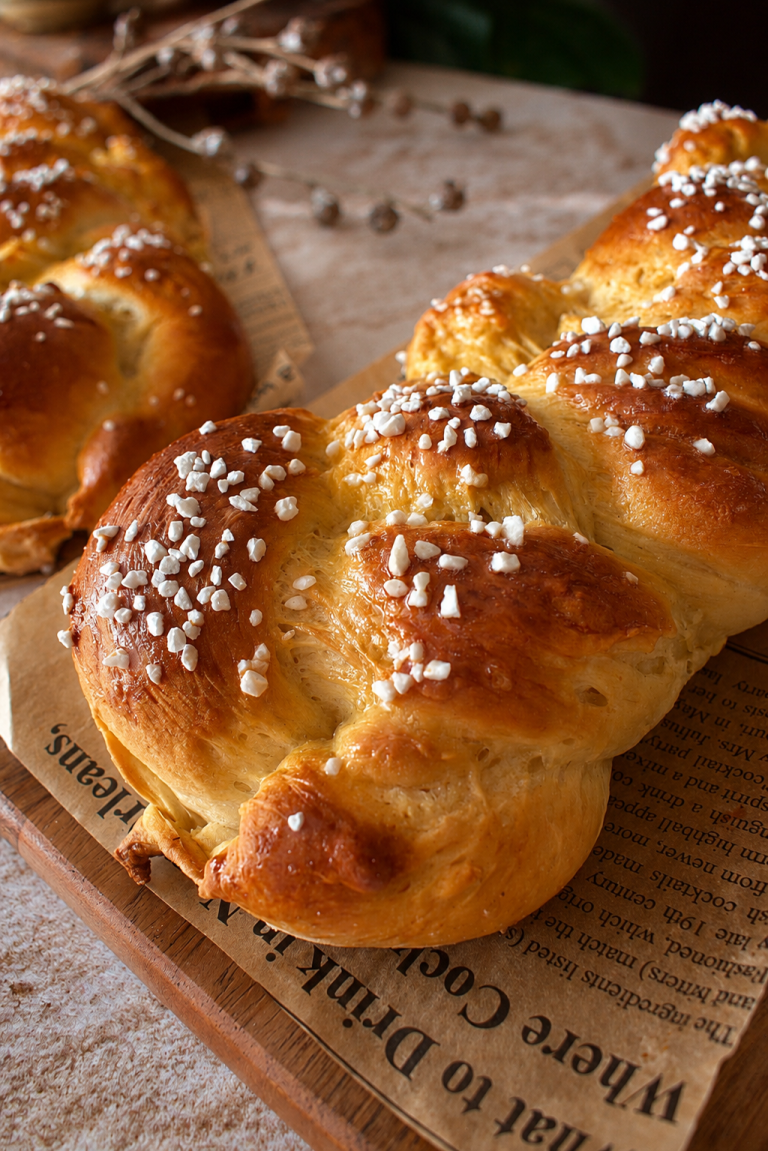 Braided Brioche Bread