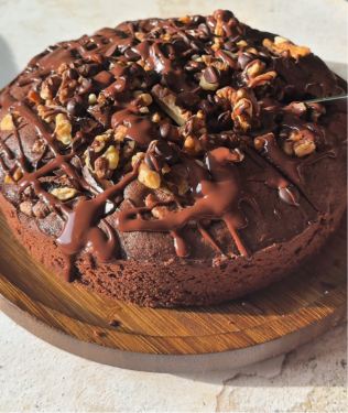 Chocolate Walnut Cake