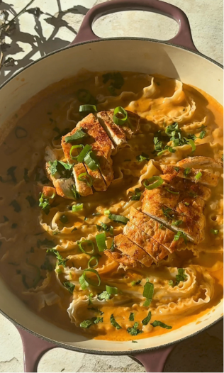 Korean Gochujang Chicken Pasta