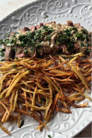 Steak Frites with Chimichurri Sauce