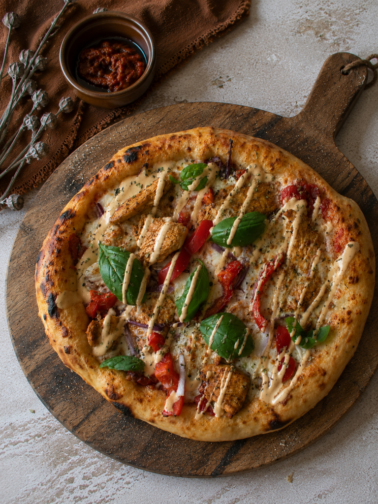 Chipotle Honey Chicken Pizza