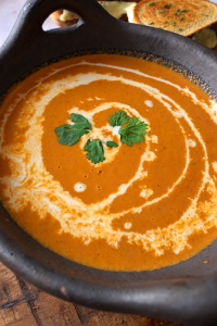 Roasted Tomato Soup with Grilled Cheese